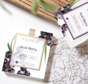 FOREO UFO Mask Acai Berry – Mặt nạ việt quất làm trắng da – 6 miếng
