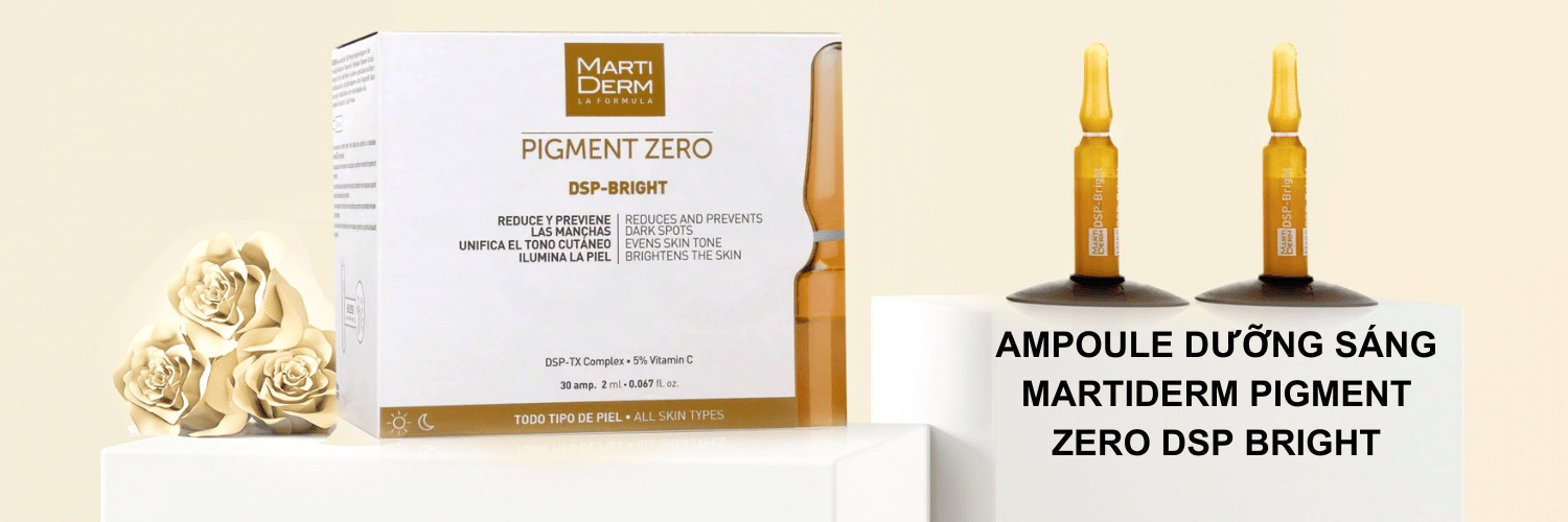 Ampoule dưỡng sáng MartiDerm Pigment Zero DSP Bright