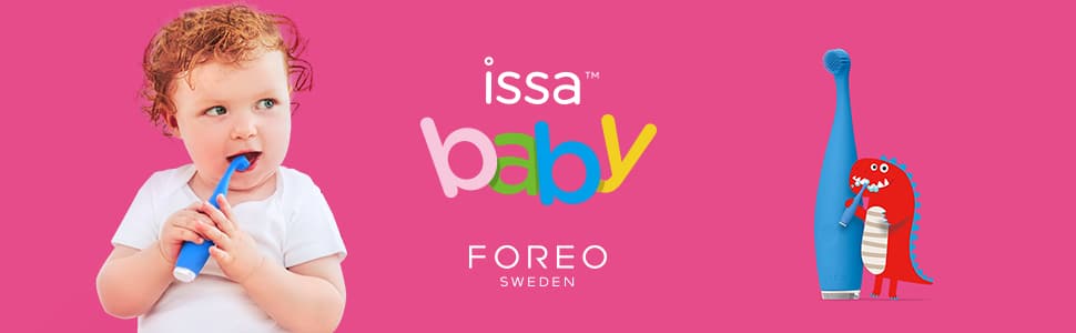Bàn chải điện cho bé từ 0 - 4 tuổi FOREO ISSA Baby