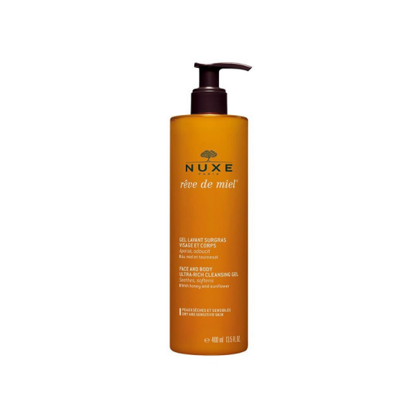 NUXE REVE DE MIEL FACE AND BODY ULTRA RICH CLEANSING GEL