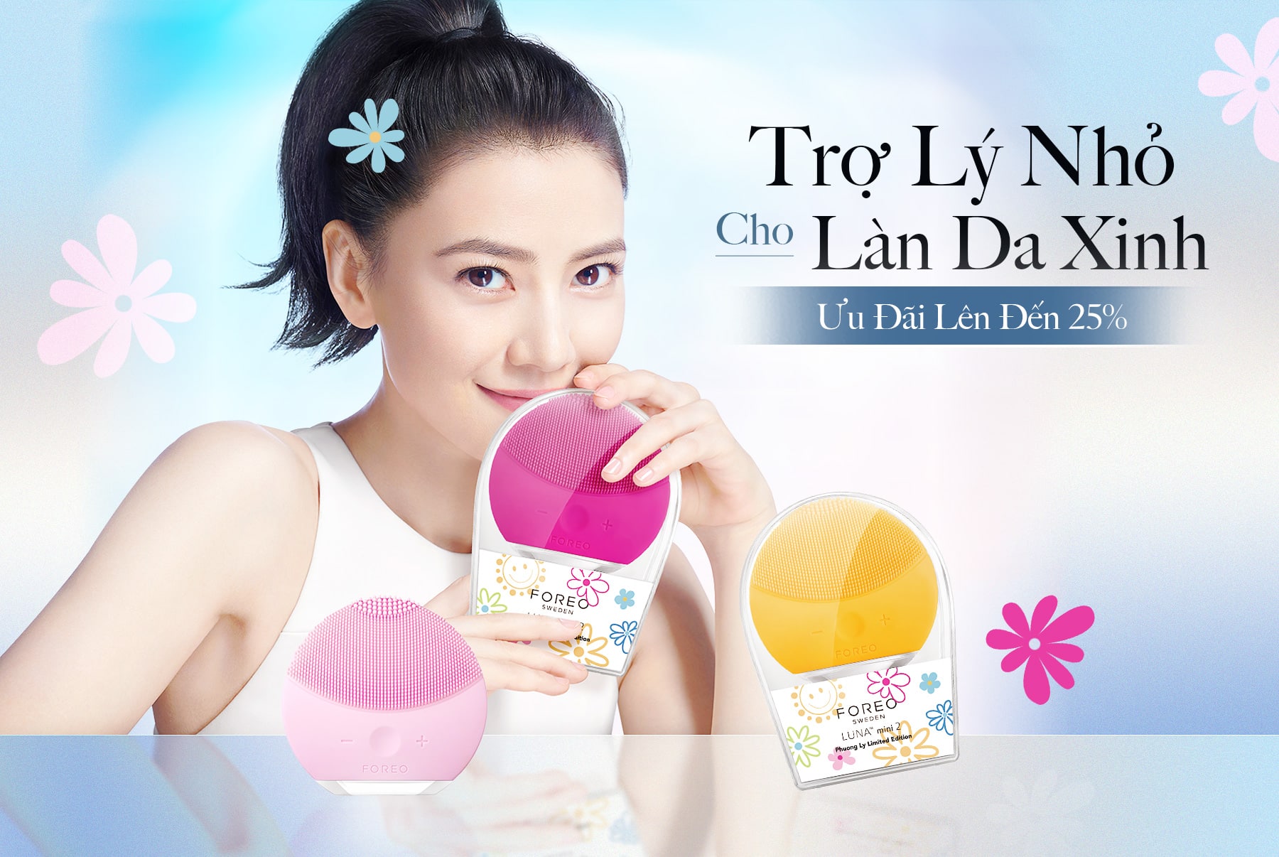 foreo trợ lý nhỏ cho làn da xinh