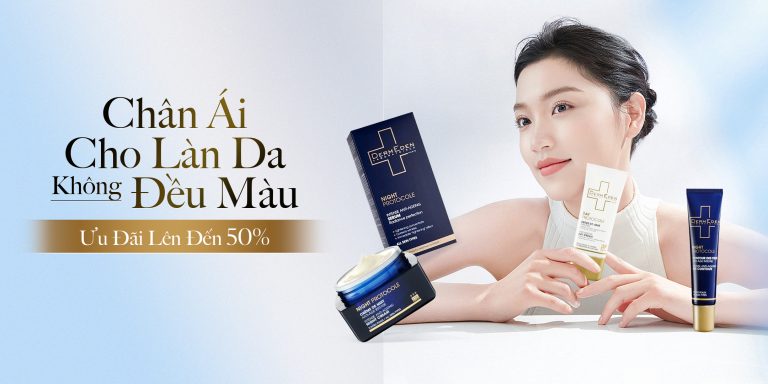 chân ái cho làn da không đều màu với dermeden