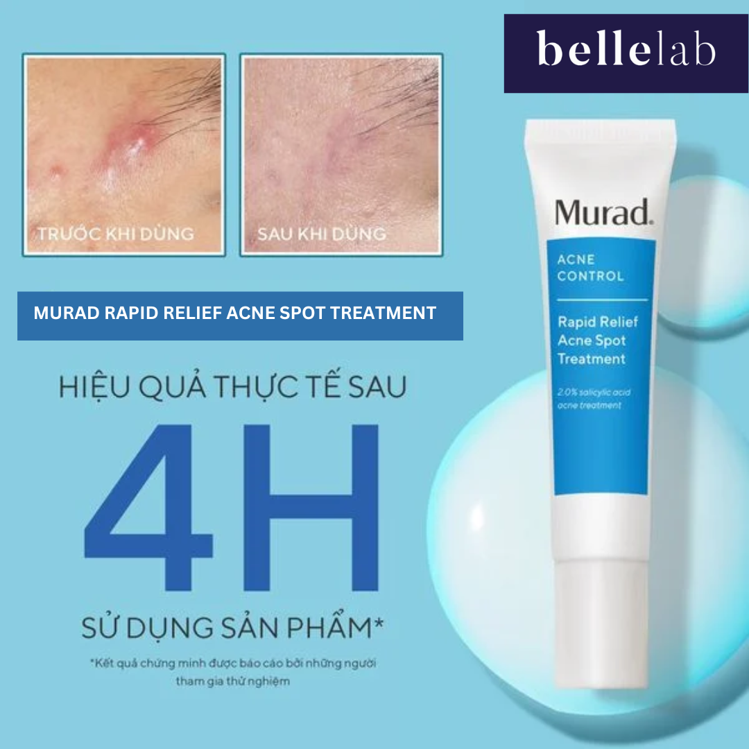 Murad Rapid Relief Acne Spot Treatment – Gel chấm giảm mụn cấp tốc – 15ml 