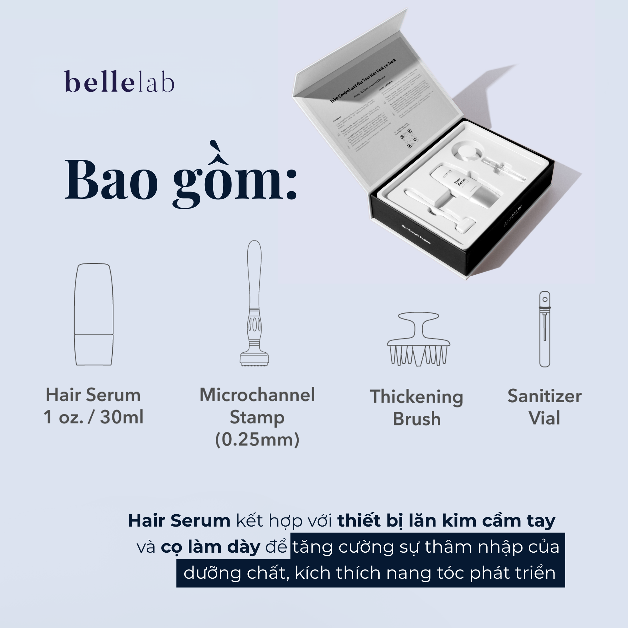 Bộ Sản Phẩm Chăm Sóc Tóc AnteAGE Home Hair System
