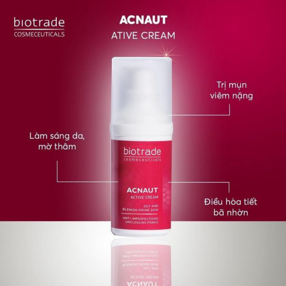 Kem Trị Mụn Hoạt Tính Biotrade Acnaut Active Cream 30ml | Belle Lab